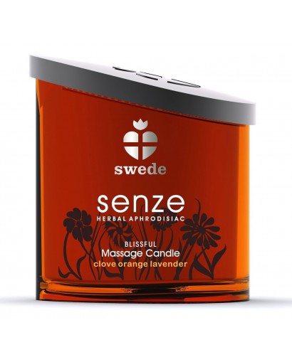 Bougie de massage Blissful Senze Swede Orange Lavande - 150 ml