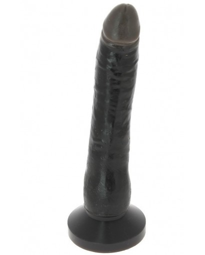 Gode anal fin a ventouse ultra realiste métis - 19 cm