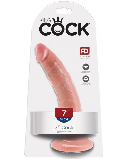 Gode anal à ventouse King Cock chair - 19 cm