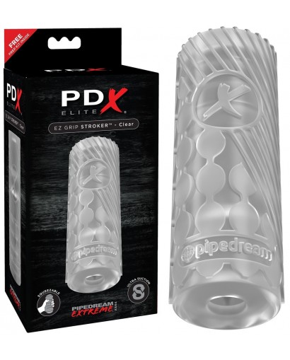 Masturbateur PDX Elite Grip Stroker Transparent