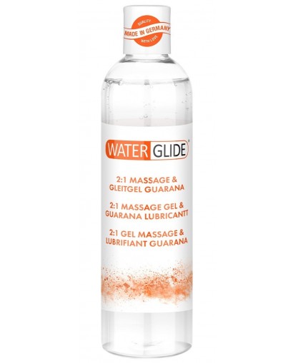 Lubrifiant et Massage Waterglide Guarana - 300 ml