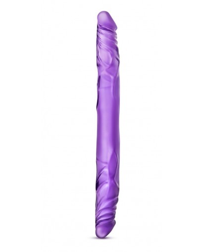 Double Gode Realiste B Yours Pourpre - 35 cm