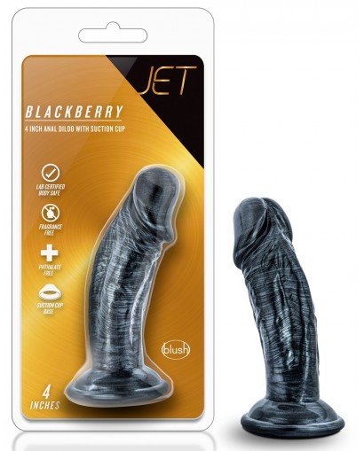 Plug Anal Jet Blackberry Effet Métal - 12 cm