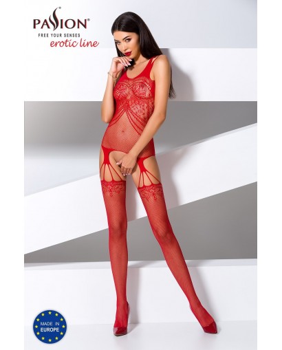 BS070R Bodystocking - Rouge