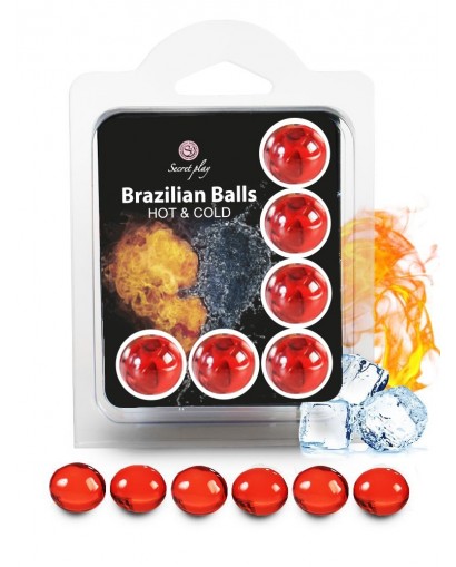 6 Brazilian Balls Cold Hot effect  3629-1