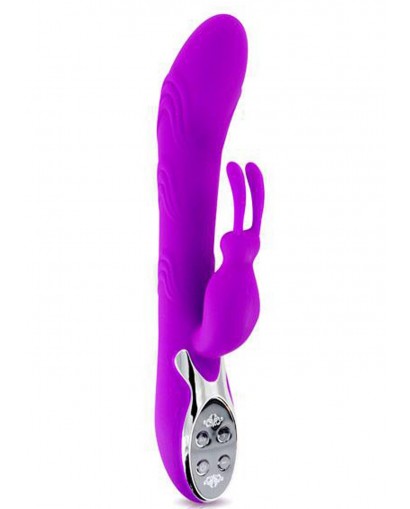 Vibromasseur Rabbit Smart rechargeable 24cm - Violet
